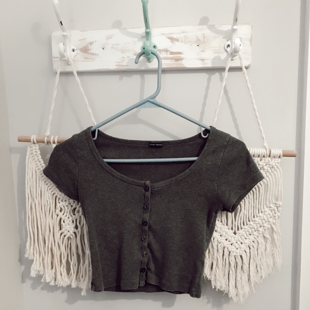 Gray brandy Melville t-shirt size small